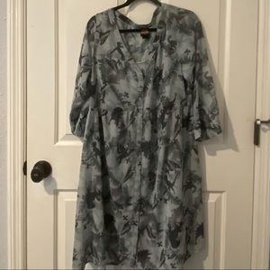 Jurassic Park button down dress